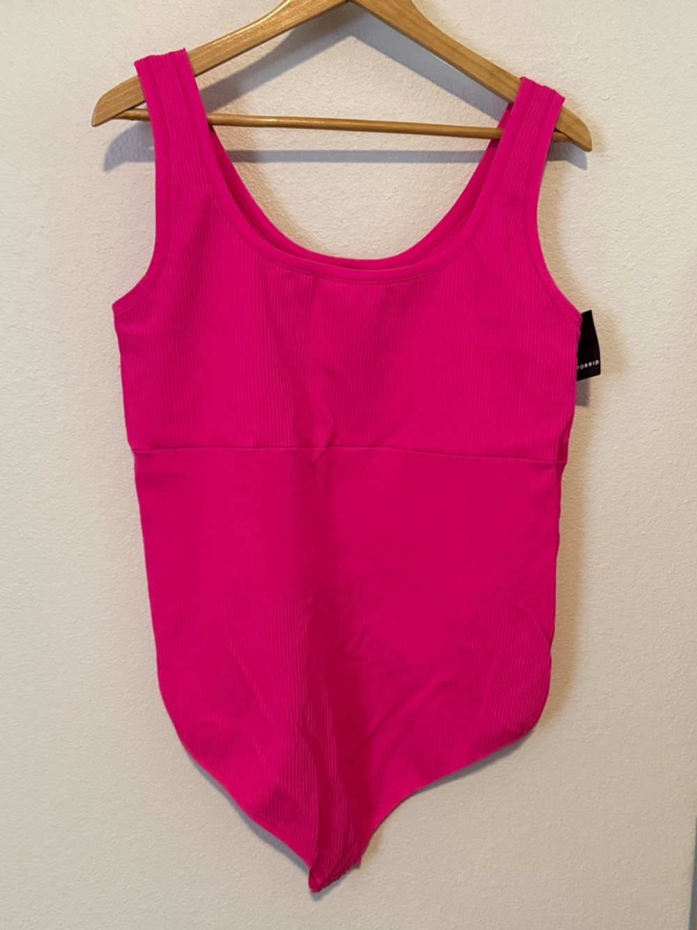 TORRID lightly lined seamless ribbed bodysuit